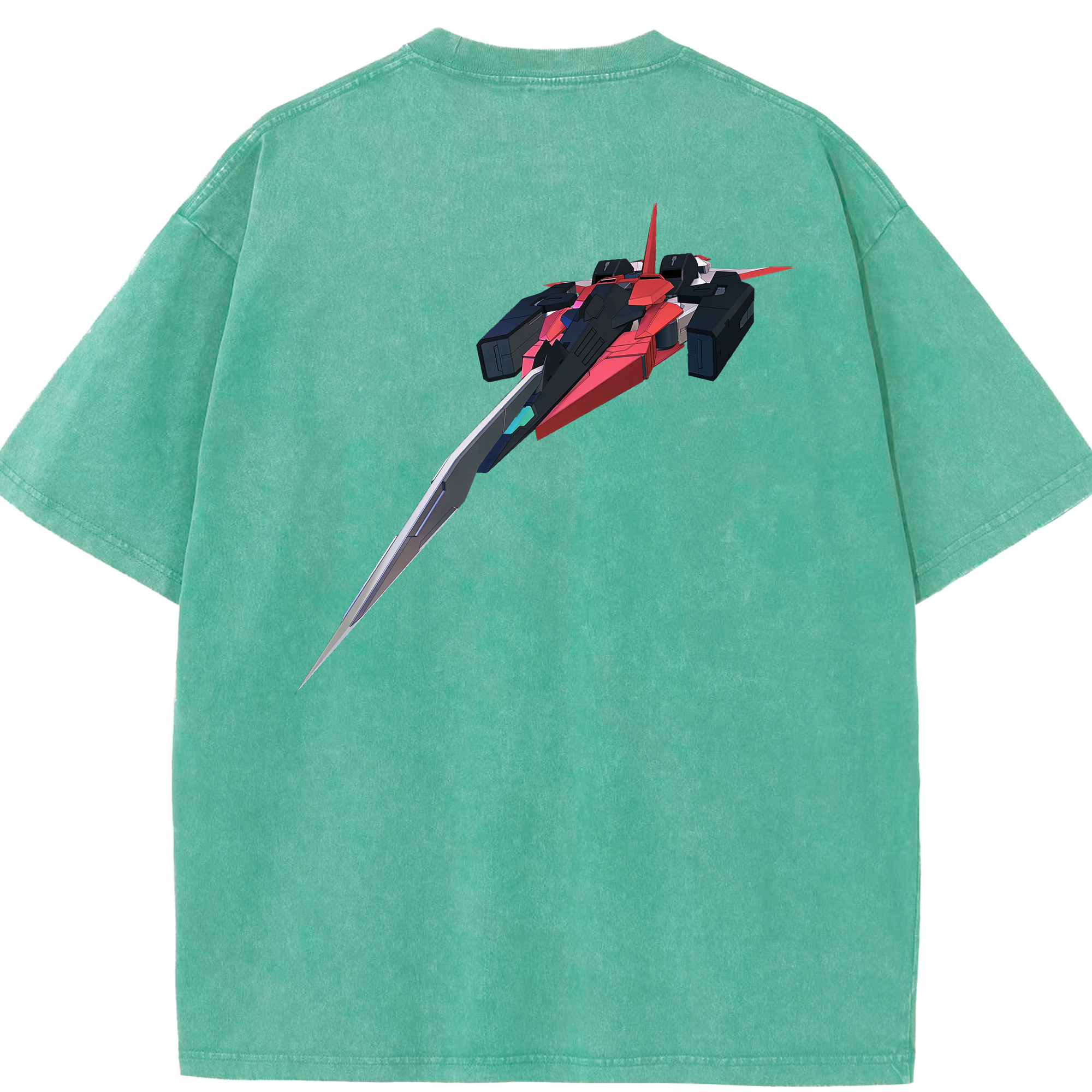 （画像用） 機動戦士ガンダム Mobile Suit Gundam 綿100% ヴィンテージ風 半袖Tシャツ（背面プリント）